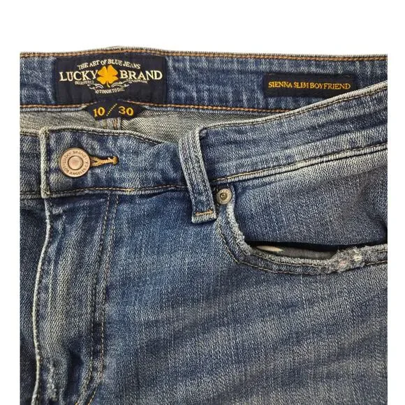 Lucky Brand | Sienna Slim Boyfriend Jeans | Size 10/30 - Picture 3 of 5